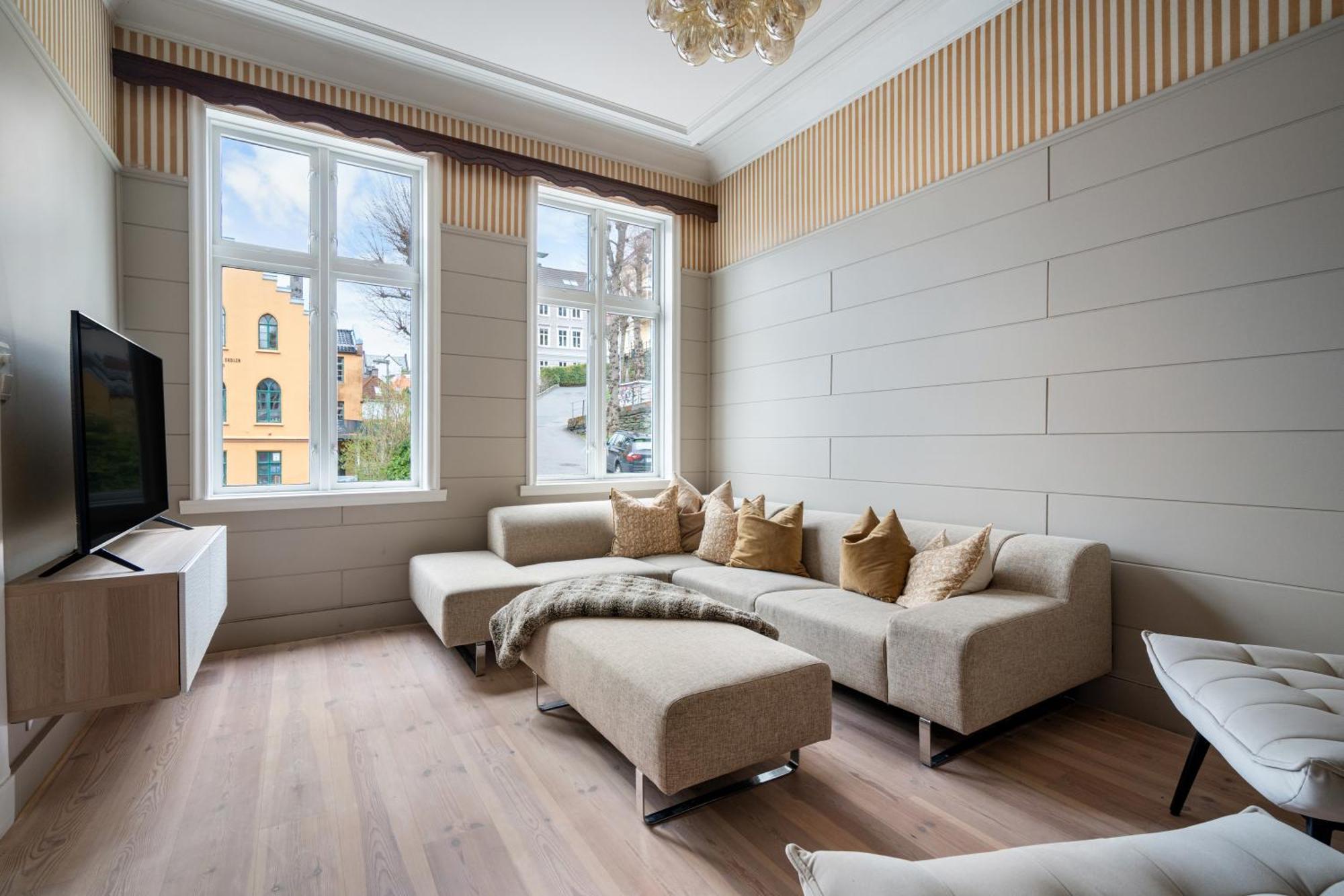Experience The Luxury Lifestyle 100M From Bryggen! Apartment Берген Екстериор снимка
